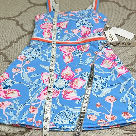 Lilly Pulitzer THE DEIDRA DRESS IN UPF 50+ IN BAHAMIAN RHAPSODY, size XXS - Picture 14 of 17